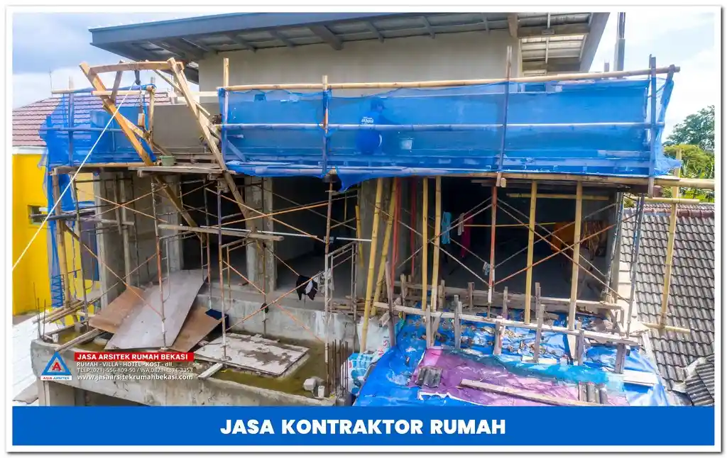 Jasa kontraktor dan bangun rumah Bekasi – Layanan profesional untuk pembangunan dan renovasi rumah dengan hasil berkualitas, desain modern, dan tenaga ahli berpengalaman.