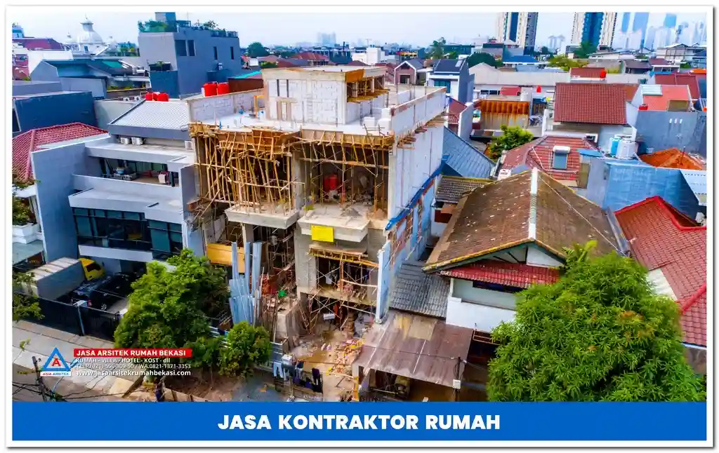 Kontraktor konstruksi Bekasi – Jasa profesional untuk pembangunan rumah, ruko, dan bangunan komersial dengan hasil berkualitas dan tenaga ahli berpengalaman.