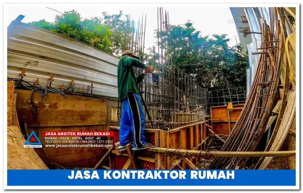 Kontraktor konstruksi Bekasi – Jasa profesional untuk pembangunan rumah, ruko, dan bangunan komersial dengan hasil berkualitas dan tenaga ahli berpengalaman.