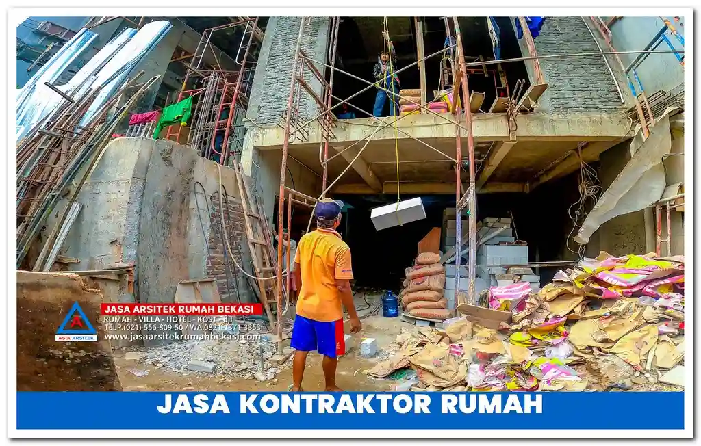 Kontraktor konstruksi Bekasi – Jasa profesional untuk pembangunan rumah, ruko, dan bangunan komersial dengan hasil berkualitas dan tenaga ahli berpengalaman.