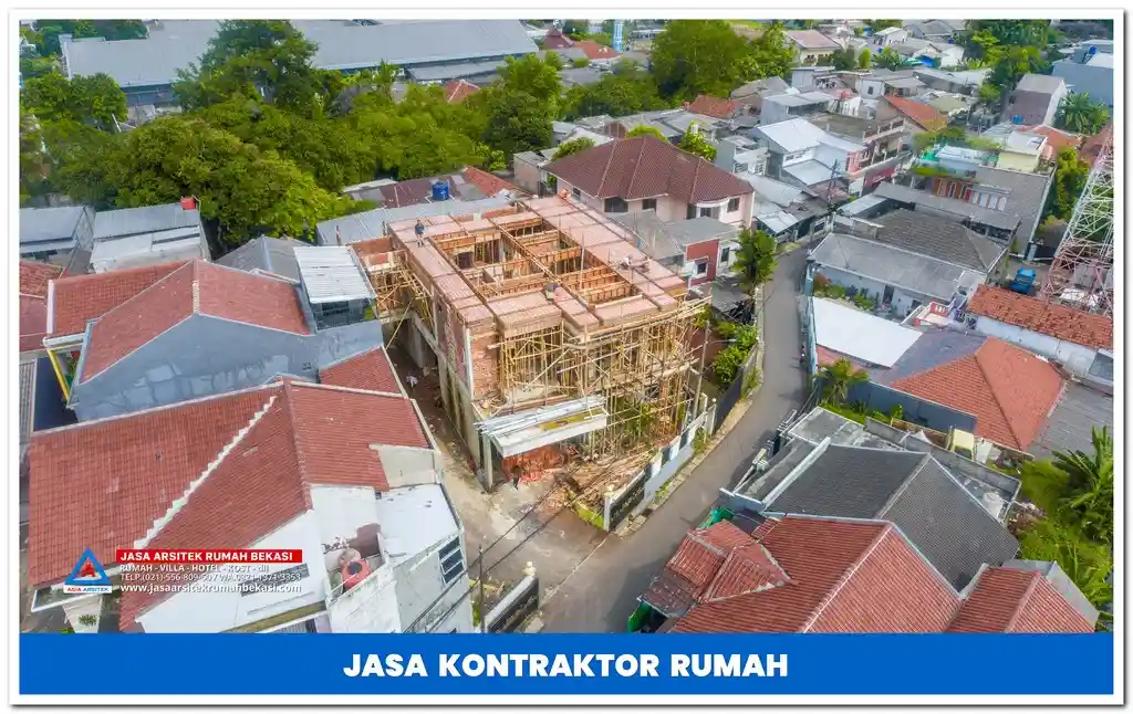 Kontraktor rumah 2 lantai hemat biaya di Jakarta, Bekasi, Depok, Tangerang, dan Bogor – Solusi pembangunan rumah berkualitas dengan anggaran efisien dan hasil maksimal.