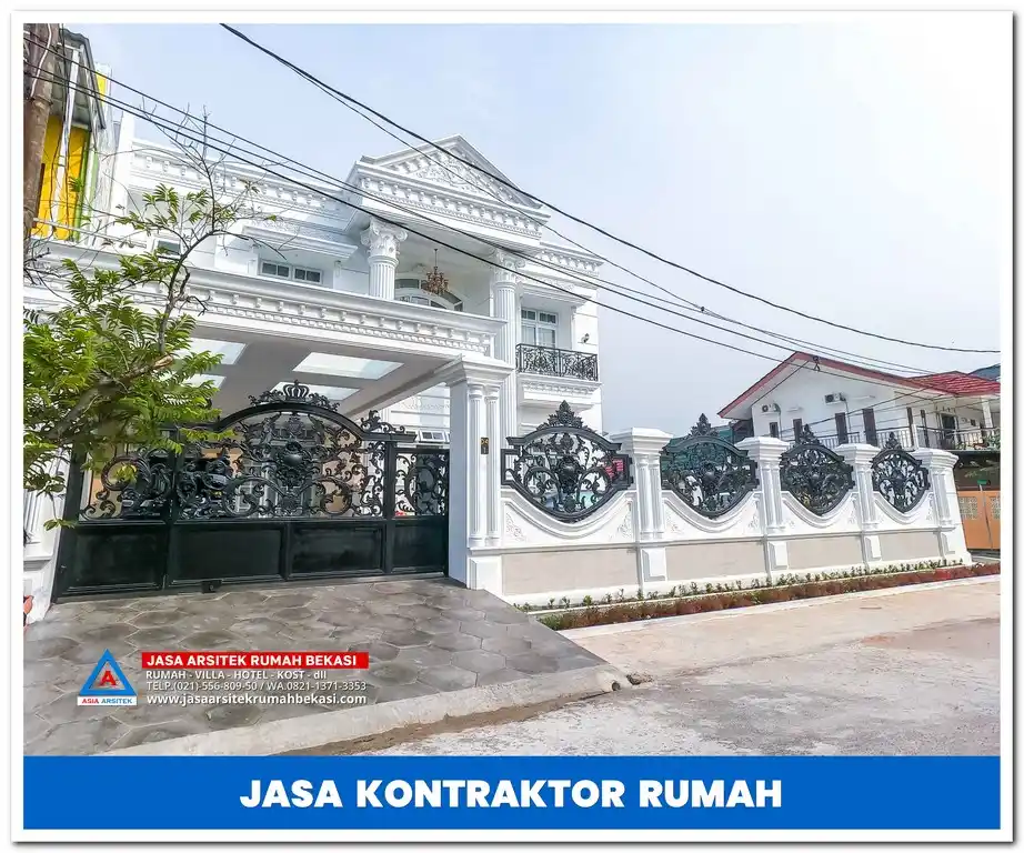 Kontraktor rumah berpengalaman 10 tahun di Jakarta, Bekasi, Depok, Tangerang, Bogor – Jasa pembangunan rumah terpercaya dengan hasil berkualitas dan tenaga profesional.