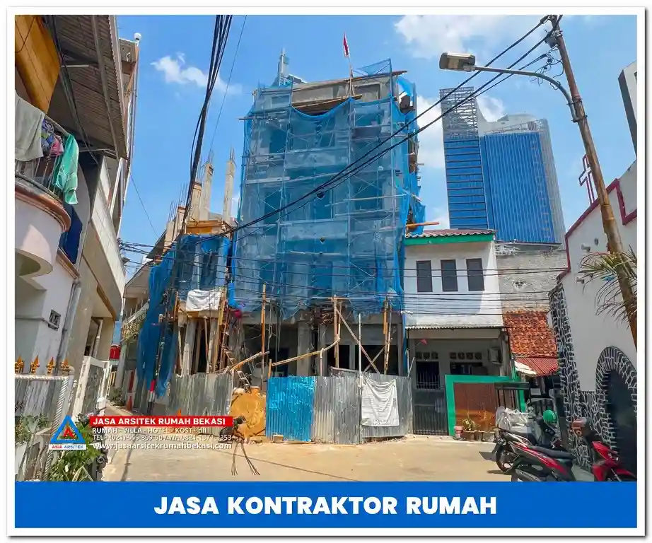 Kontraktor rumah kost lahan sempit – Desain dan pembangunan kos-kosan optimal di Jakarta, Bekasi, Depok, Tangerang, Bogor, dan sekitarnya.