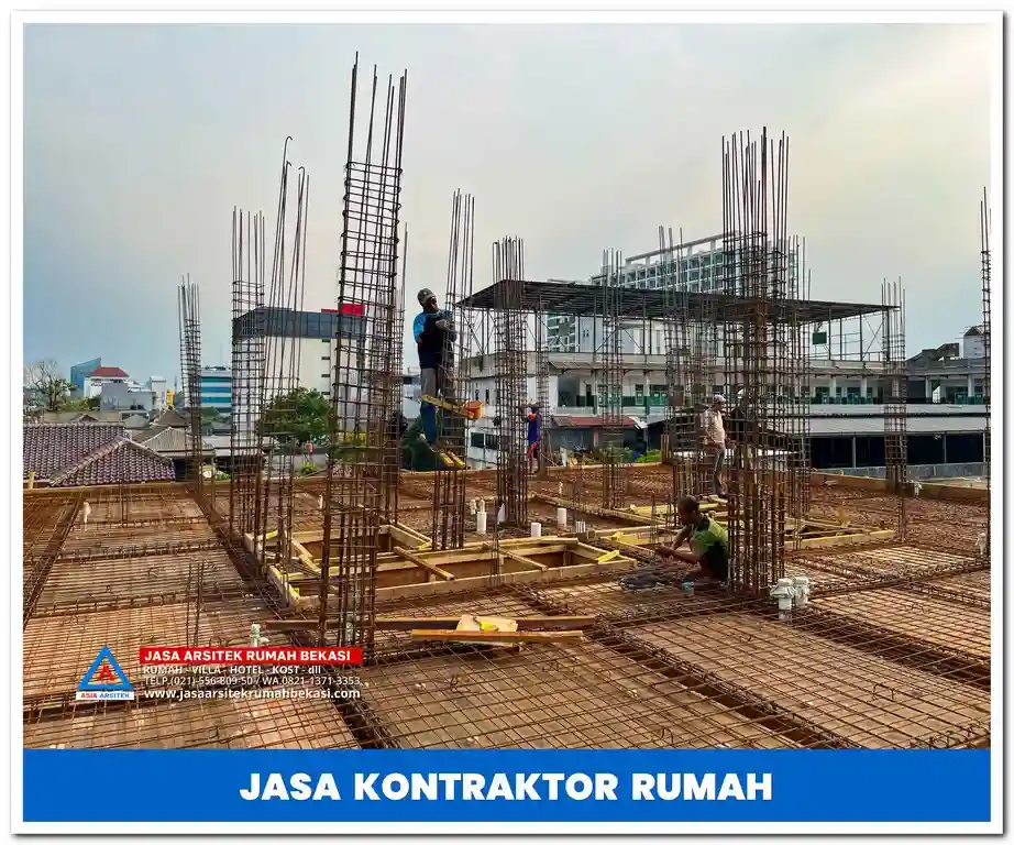 Kontraktor rumah mewah gaya Mediterania di perumahan elit – Jasa desain dan pembangunan rumah bergaya klasik elegan dengan detail artistik dan material premium.