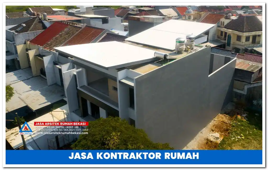 Kontraktor rumah mewah konsep minimalis modern – Jasa pembangunan rumah eksklusif dengan desain elegan, material premium, dan hasil berkualitas tinggi.