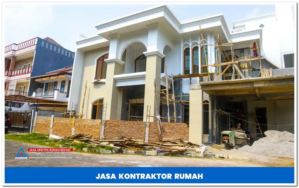 Kontraktor rumah mewah murah Tangerang – Jasa pembangunan rumah mewah dengan harga terjangkau, desain elegan, dan material berkualitas di Tangerang.