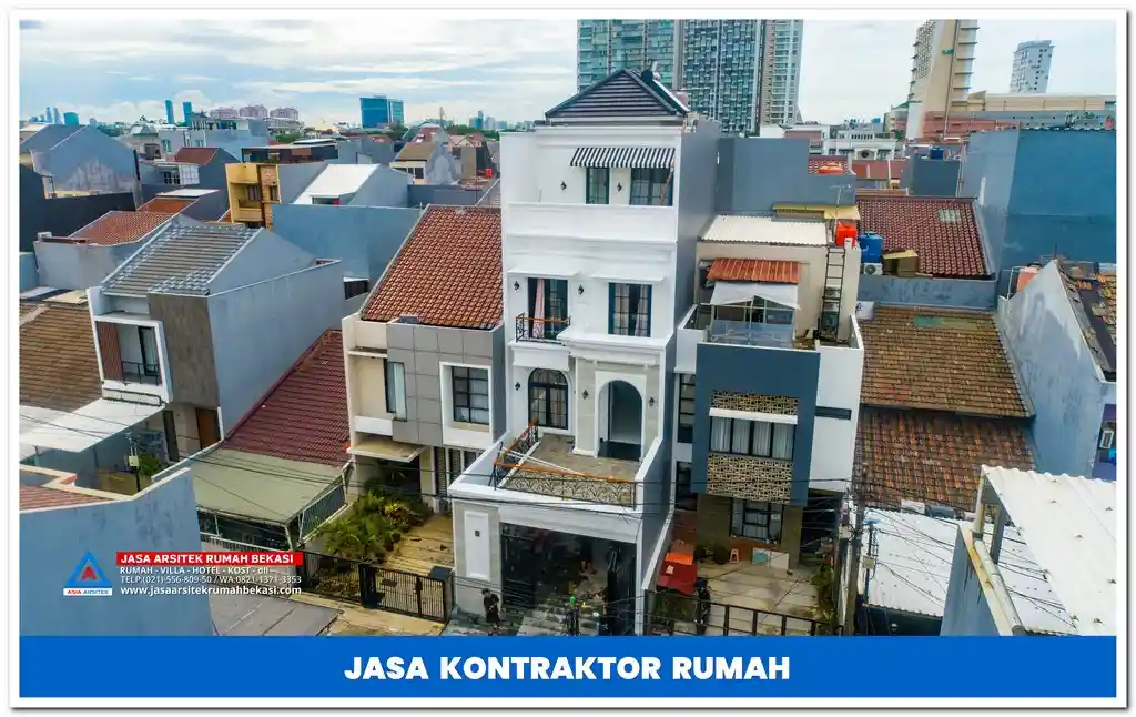 Kontraktor rumah untuk lahan sempit di Jakarta, Bekasi, Depok, Tangerang, Bogor – Jasa pembangunan rumah efisien dengan desain optimal untuk lahan terbatas.