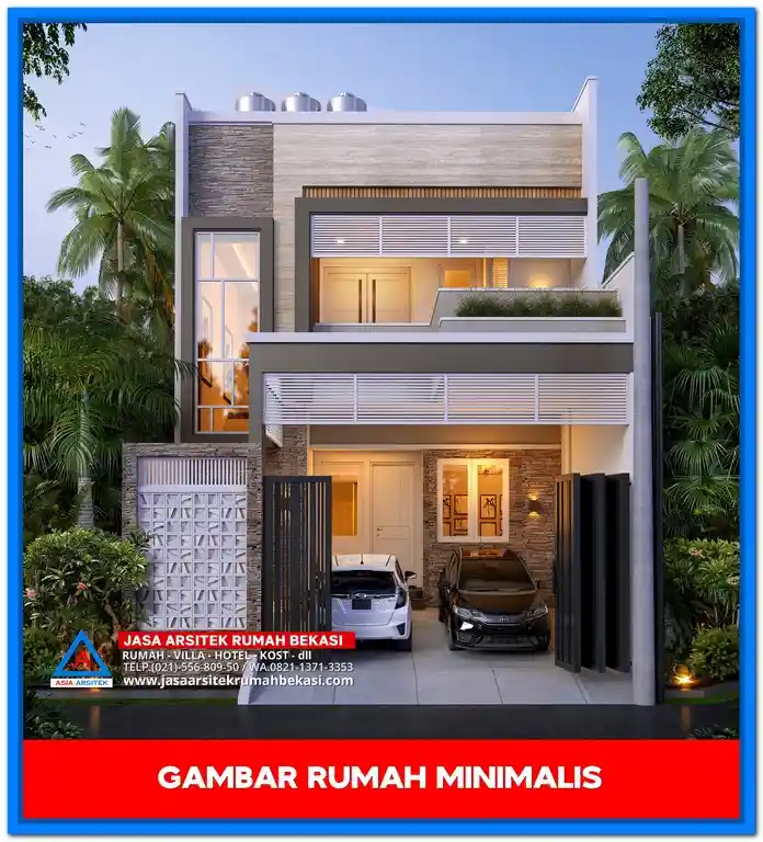 Gambar Rumah Minimalis Lahan Sempit – Inspirasi tampak depan rumah kecil modern dengan desain efisien dan stylish.