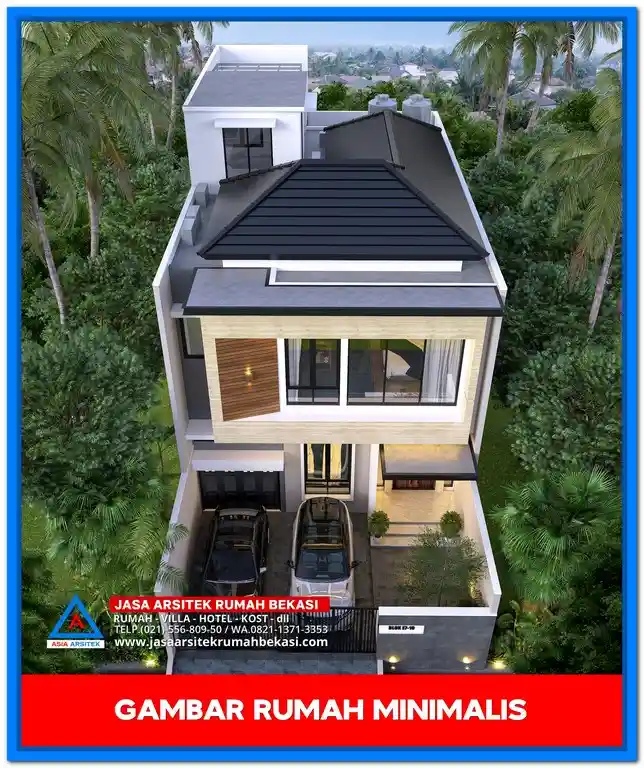 Gambar Rumah Minimalis Lahan Sempit – Inspirasi tampak depan rumah kecil modern dengan desain efisien dan stylish.