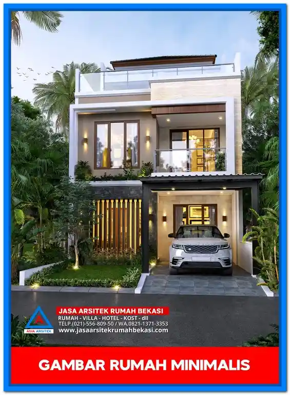 Gambar Rumah Minimalis Lahan Sempit – Inspirasi tampak depan rumah kecil modern dengan desain efisien dan stylish.