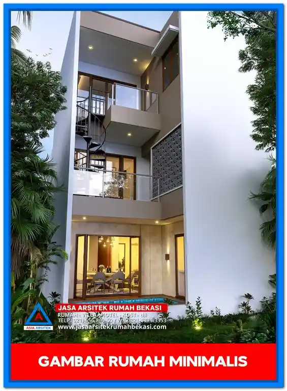 Gambar Rumah Minimalis Lahan Sempit – Inspirasi tampak depan rumah kecil modern dengan desain efisien dan stylish.