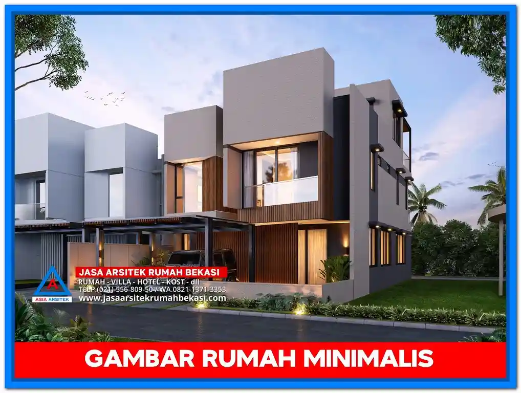 15 Gambar Rumah Minimalis Tampak Depan Terbaru 2025 yang Bikin Kagum – Deretan fasad rumah minimalis dua lantai dan satu lantai dengan tampilan modern, simple, dan menawan.