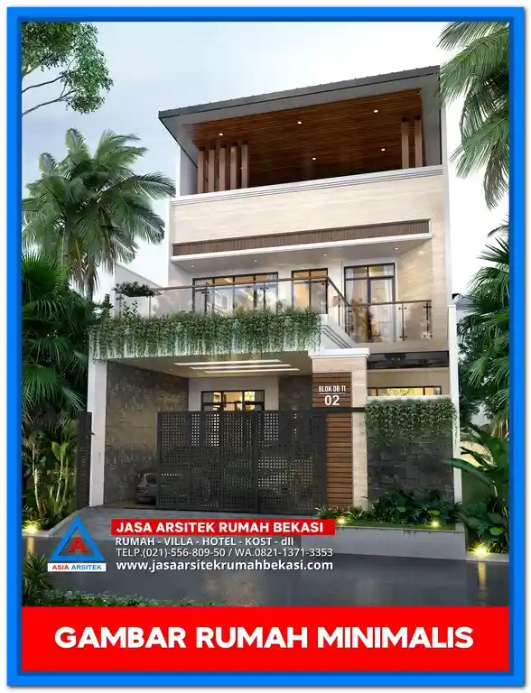 Gambar Rumah Minimalis Lahan Sempit – Inspirasi tampak depan rumah kecil modern dengan desain efisien dan stylish.