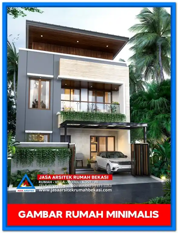 Gambar Rumah Minimalis Lahan Sempit – Inspirasi tampak depan rumah kecil modern dengan desain efisien dan stylish.