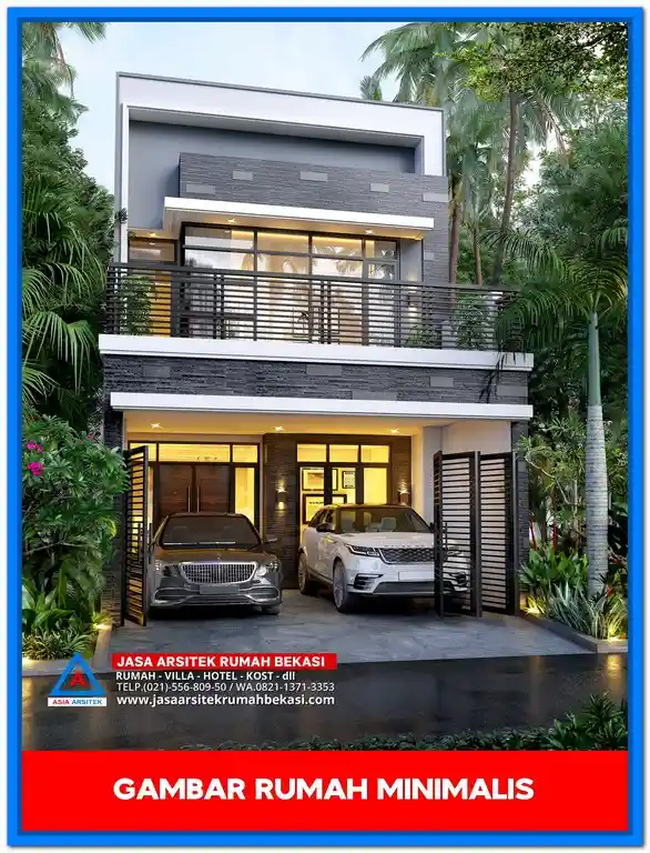 Gambar Rumah Minimalis Lahan Sempit – Inspirasi tampak depan rumah kecil modern dengan desain efisien dan stylish.