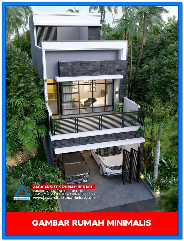 Gambar Rumah Minimalis Lahan Sempit – Inspirasi tampak depan rumah kecil modern dengan desain efisien dan stylish.