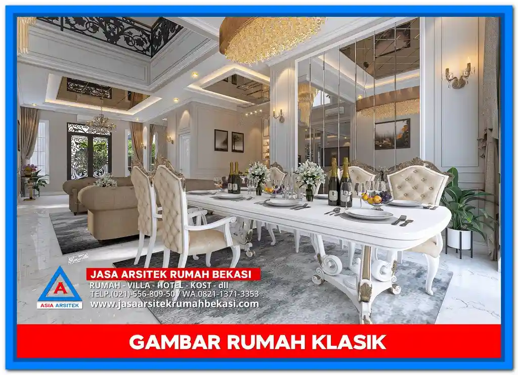 Gambar Rumah Klasik Dengan Tampak Depan Unik – Fasad rumah bergaya klasik dengan sentuhan ornamen khas dan bentuk visual yang menarik, menciptakan tampilan unik dan mewah