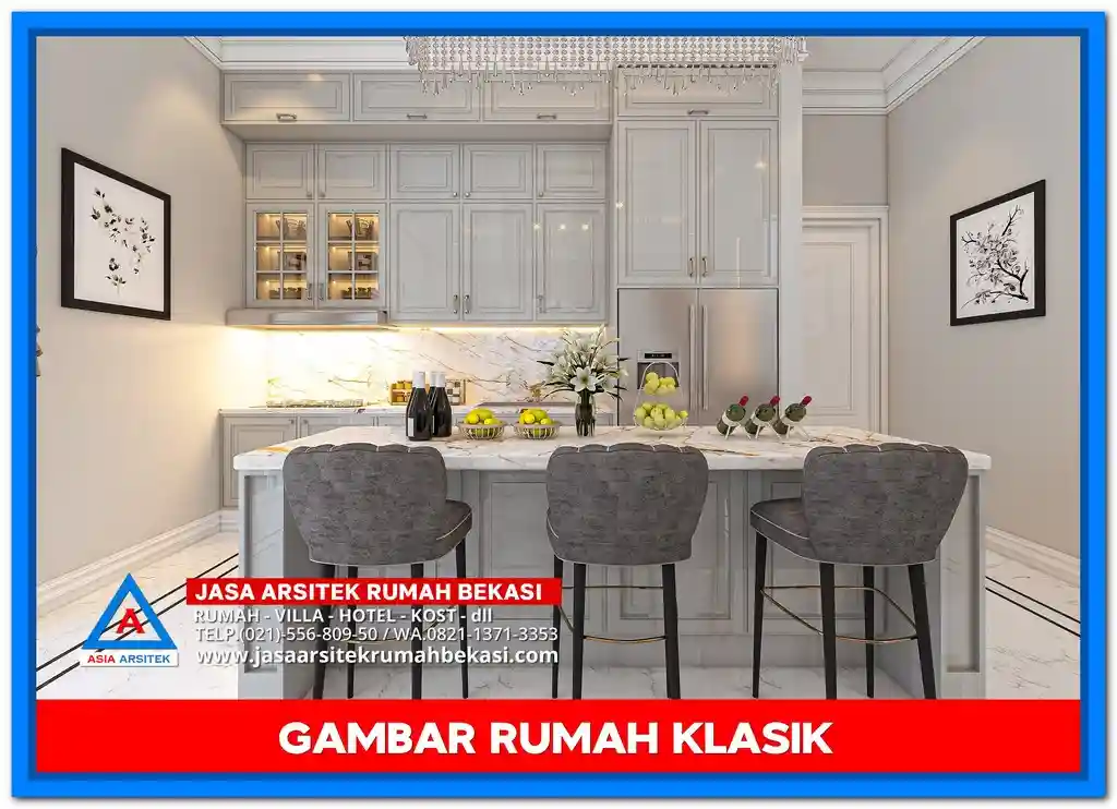 Gambar Rumah Mewah 2 Lantai Elegan – Desain rumah mewah dua lantai bergaya elegan dengan ornamen detail, jendela besar, dan tampilan fasad yang menawan.