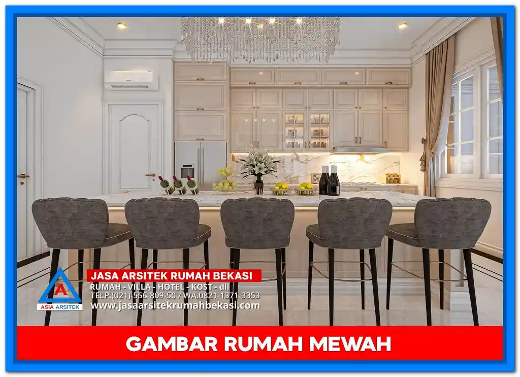 Gambar Rumah Mewah Dengan Ukuran 25x26 – Desain rumah megah di lahan lebar, dengan fasad elegan, bukaan besar, dan tata ruang luas yang menonjolkan kemewahan