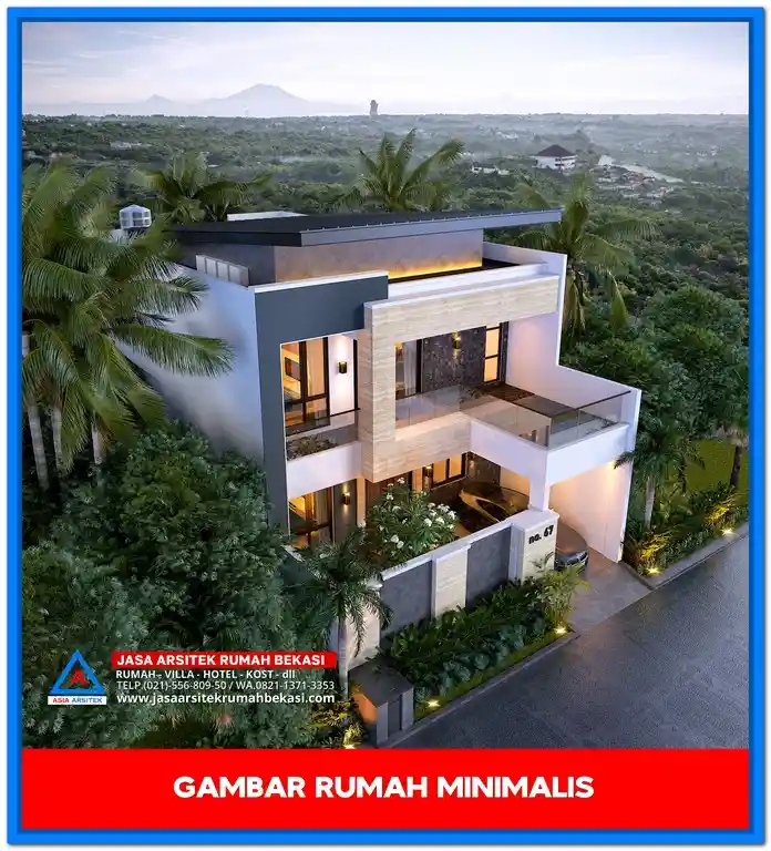 Gambar Rumah Minimalis 10x20 Sederhana – Desain fasad modern memanjang yang simpel dan elegan.