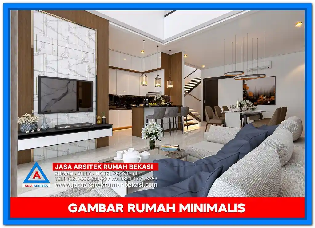 Gambar Rumah Minimalis 10x20 Sederhana – Desain fasad modern memanjang yang simpel dan elegan.