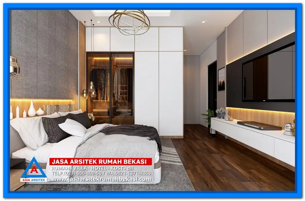 Gambar Rumah Minimalis 2 Lantai Terbaru 3 Kamar – Desain rumah dua lantai dengan 3 kamar tidur, fasad simpel dan stylish, serta pencahayaan alami yang optimal