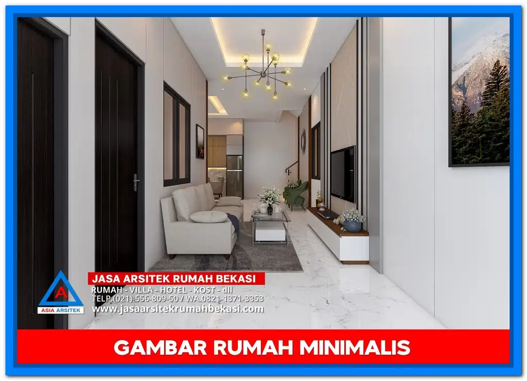 Gambar Rumah Minimalis 3 Lantai Terbaru di Lahan Kecil Tapi Nyaman – Desain fasad simpel dan vertikal dengan pencahayaan alami, cocok untuk lahan sempit namun tetap nyaman dihuni.