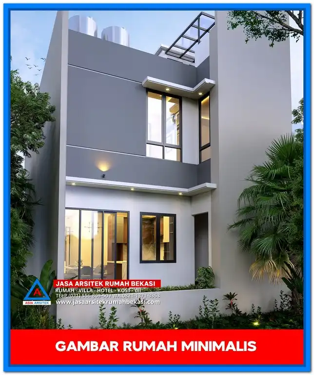 Gambar Rumah Minimalis Hemat Biaya – Desain rumah sederhana namun elegan dengan tampilan minimalis modern yang efisien dan cocok untuk budget terbatas