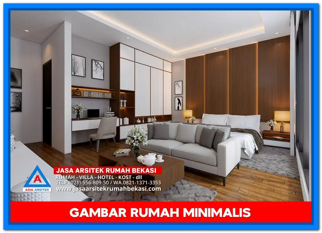 Gambar Rumah Minimalis Hemat Biaya – Desain rumah sederhana namun elegan dengan tampilan minimalis modern yang efisien dan cocok untuk budget terbatas