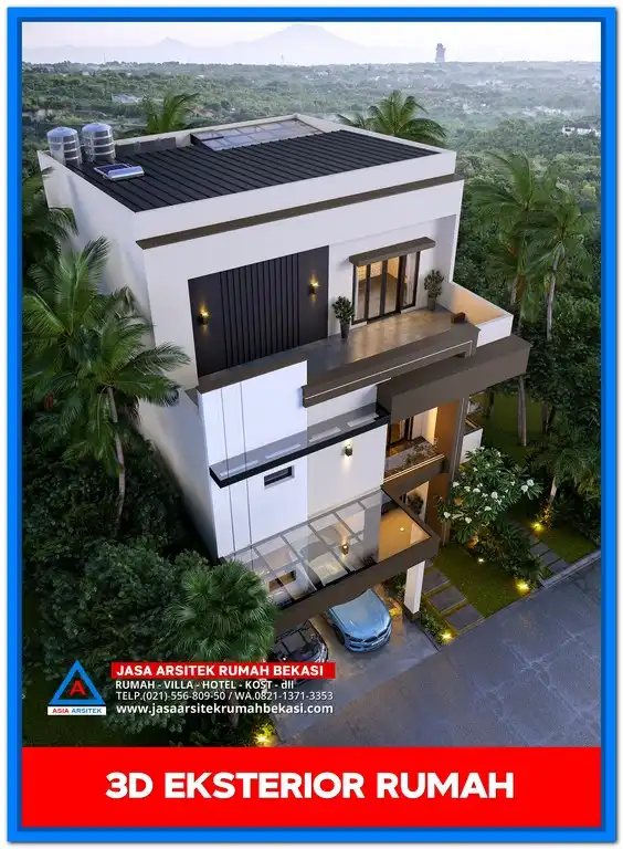 Gambar Rumah Minimalis Tampak Depan Terbaru – Fasad rumah modern bergaya minimalis dengan garis tegas, bukaan lebar, dan tampilan elegan yang menawan.