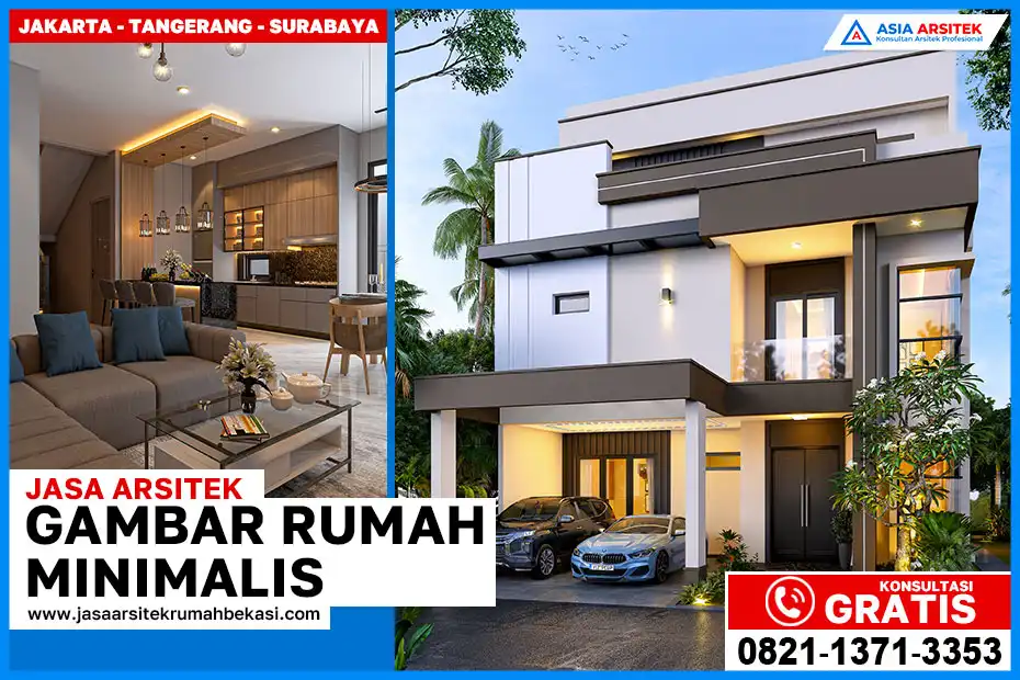 Gambar Rumah Minimalis Tampak Depan Terbaru – Fasad rumah modern bergaya minimalis dengan garis tegas, bukaan lebar, dan tampilan elegan yang menawan.