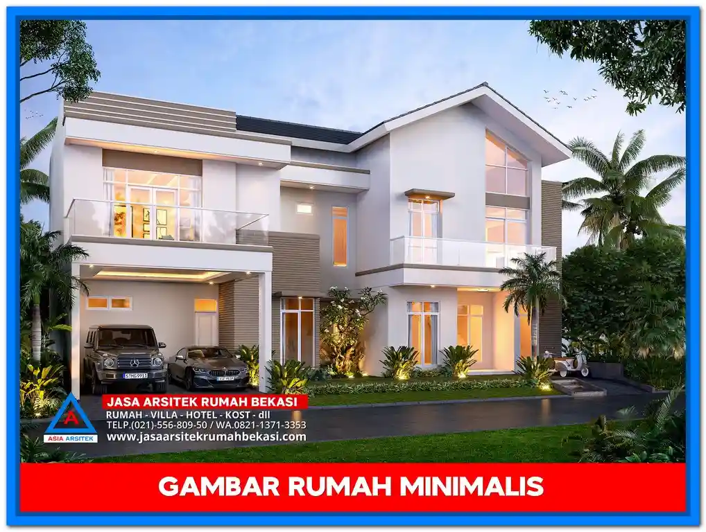 Inspirasi Gambar Rumah Minimalis 2 Lantai Untuk Kavling Kecil – Rumah dua lantai bergaya minimalis dengan fasad simpel, atap datar, dan tata letak optimal untuk lahan terbatas agar tetap terasa luas dan modern.