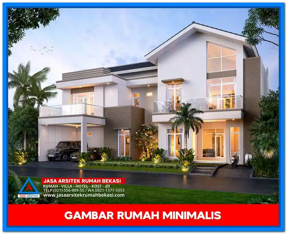 Inspirasi Gambar Rumah Minimalis 2 Lantai Untuk Kavling Kecil – Rumah dua lantai bergaya minimalis dengan fasad simpel, atap datar, dan tata letak optimal untuk lahan terbatas agar tetap terasa luas dan modern.