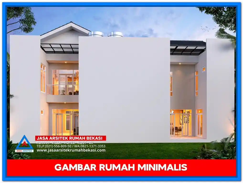 Inspirasi Gambar Rumah Minimalis 2 Lantai Untuk Kavling Kecil – Rumah dua lantai bergaya minimalis dengan fasad simpel, atap datar, dan tata letak optimal untuk lahan terbatas agar tetap terasa luas dan modern.