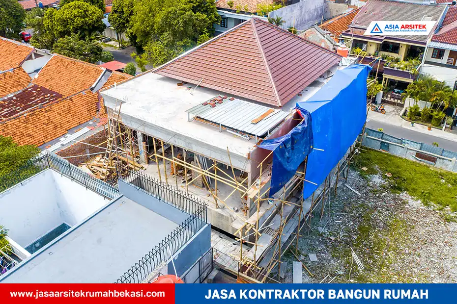 View Belakang Jasa Kontraktor Bangunan di Cikarang Bekasi – Layanan konstruksi terpercaya untuk proyek rumah dan bangunan komersial di Cikarang dengan pengerjaan rapi, tepat waktu, dan hasil berkualitas tinggi.