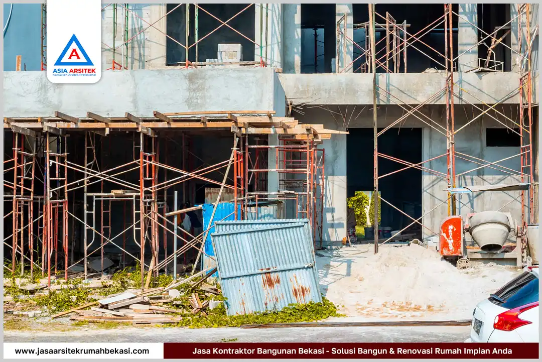 Jasa kontraktor bangunan Bekasi dengan pengaturan revisi desain dalam kontrak proyek secara transparan