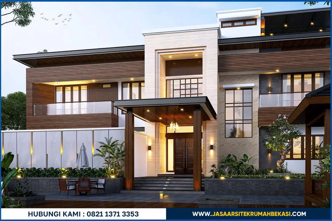 Jasa desain arsitek mewah Bekasi murah dan terjangkau dengan hasil desain rumah elegan bergaya modern dan klasik