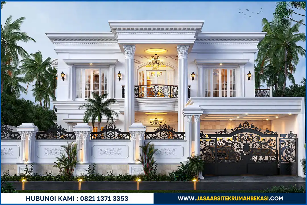 Jasa desain arsitek mewah Bekasi per meter dan berpengalaman dengan hasil desain rumah elegan bergaya modern klasik