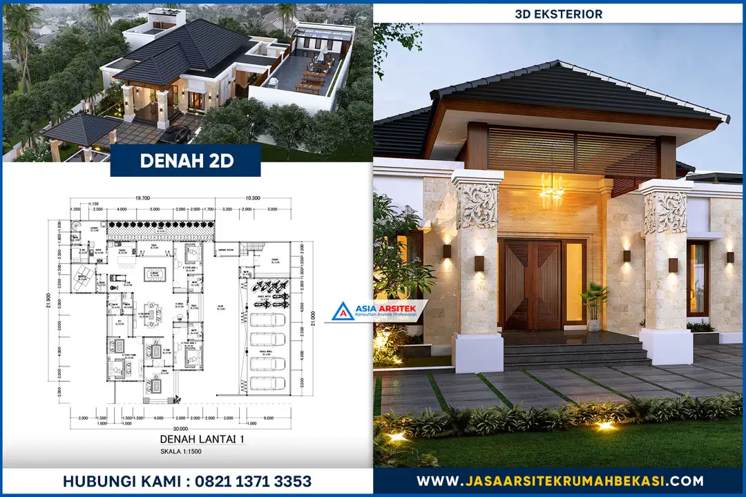 Jasa desain arsitek mewah Bekasi amanah dan berkualitas dengan hasil desain elegan dan eksklusif