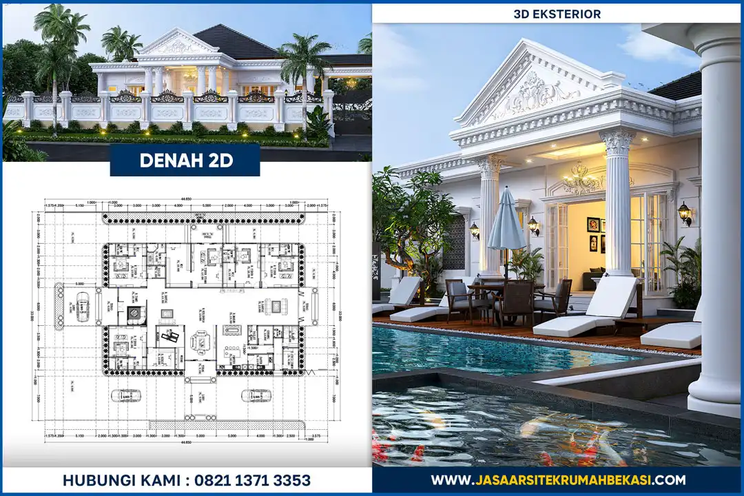 Jasa desain arsitek mewah Bekasi amanah dan terpercaya dengan hasil elegan dan berkualitas