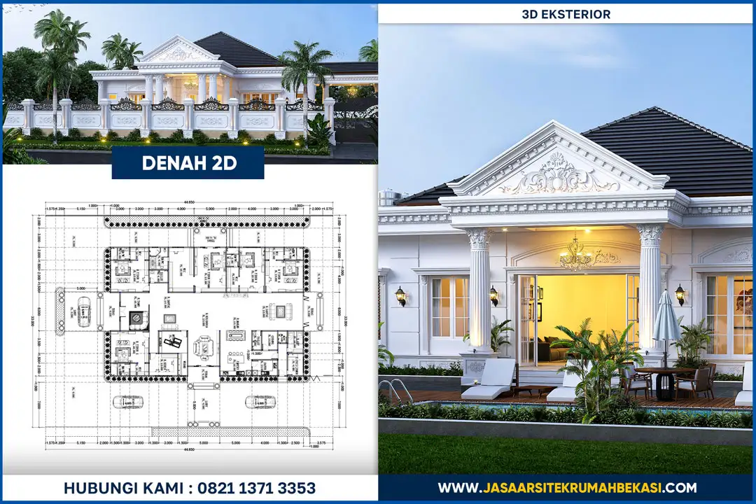 Jasa desain arsitek mewah Bekasi murah dan berpengalaman untuk rumah elegan dan berkualitas tinggi