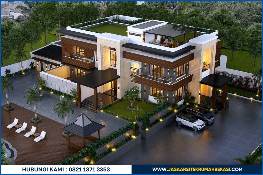 Jasa desain arsitek mewah Bekasi murah dan terjangkau dengan hasil desain rumah elegan bergaya modern dan klasik