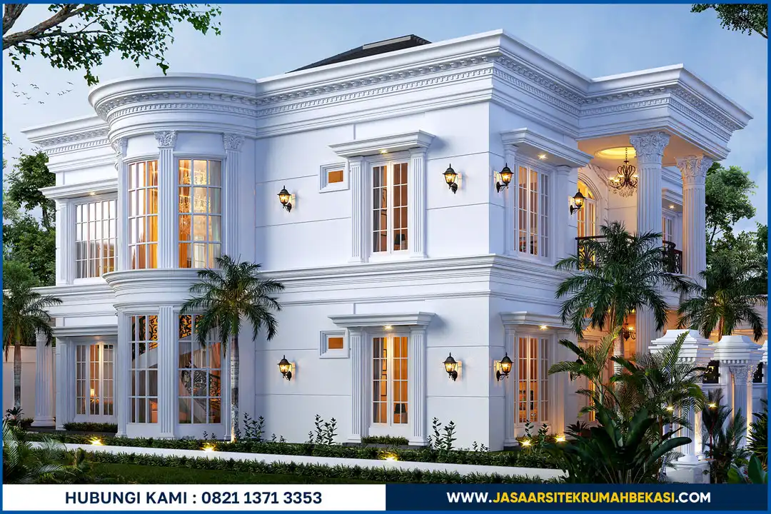 Jasa desain arsitek mewah Bekasi per meter dan berpengalaman dengan hasil desain rumah elegan bergaya modern klasik