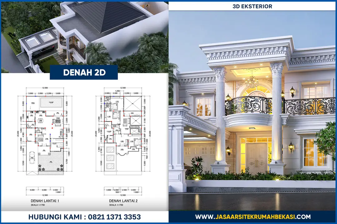 Jasa Desain Arsitek Mewah Bekasi Terbaik & Berpengalaman