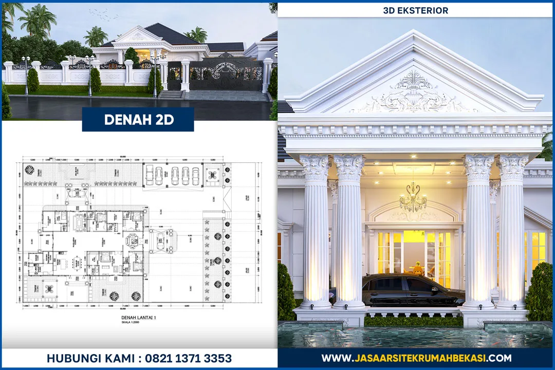 Jasa Desain Arsitek Mewah Bekasi Terbaik & Terpercaya