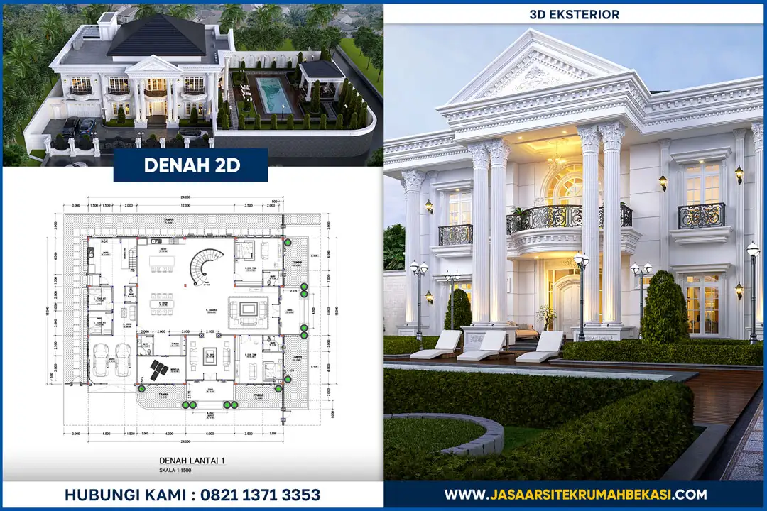 Jasa Desain Arsitek Mewah Bekasi Terpercaya & Berpengalaman