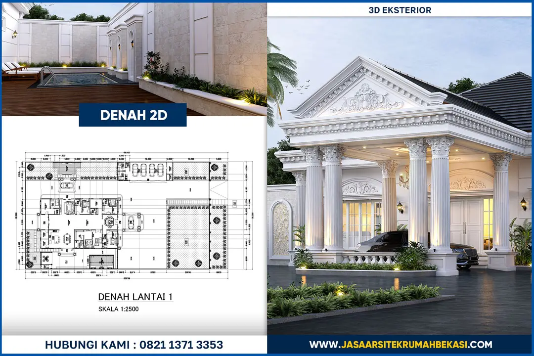 Jasa Desain Arsitek Mewah Bekasi Mewah & Profesional