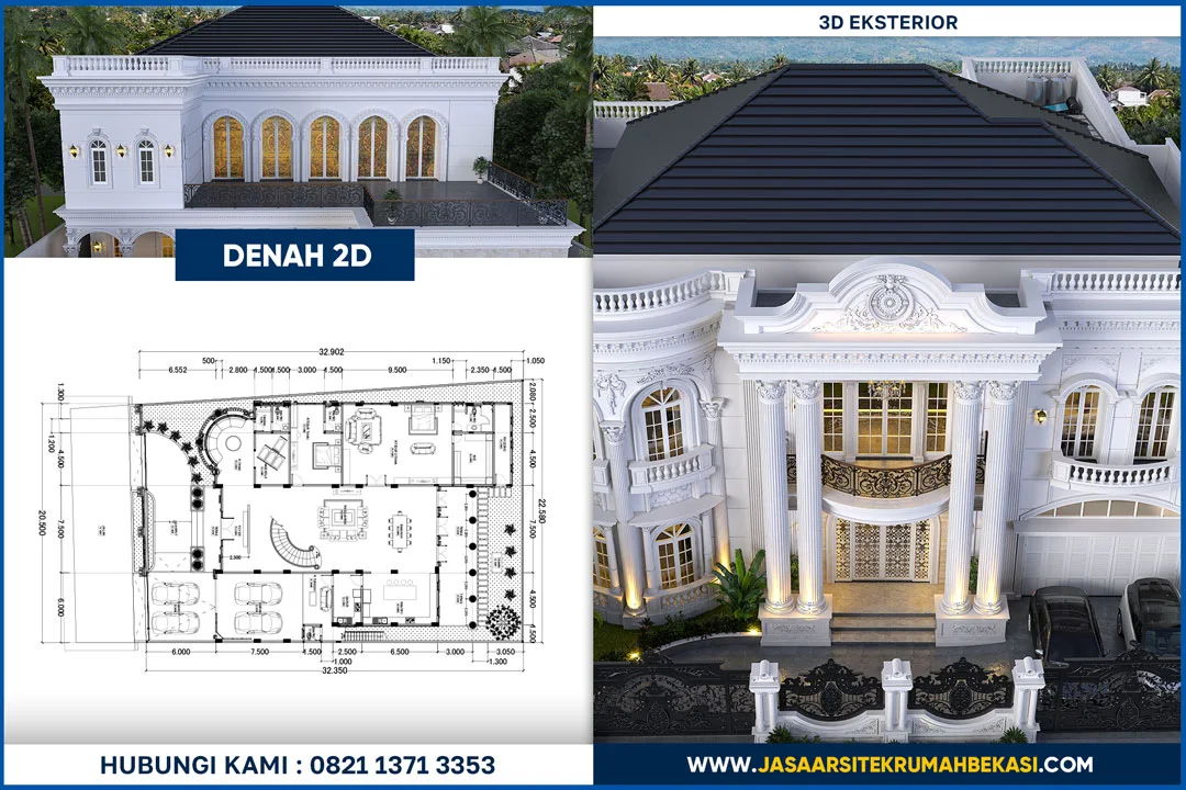 Jasa Desain Arsitek Mewah Bekasi Mewah & Terpercaya