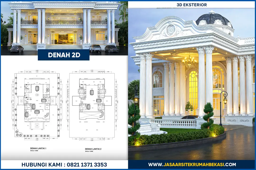 Jasa Desain Arsitek Mewah Bekasi Terdekat & Profesional