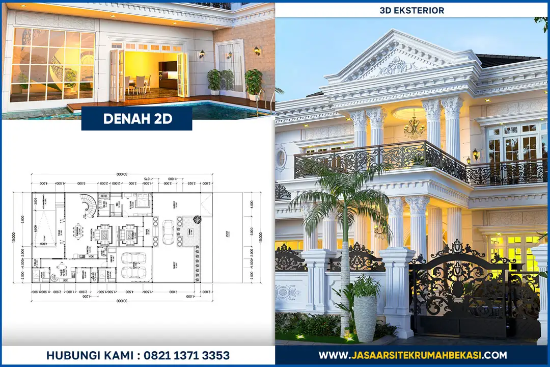Jasa Desain Arsitek Mewah Bekasi Berkualitas & Berpengalaman